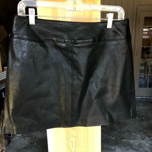 Leather Mini Skirt